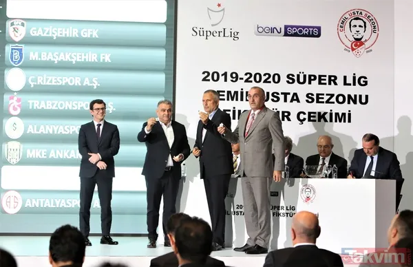 Spor Toto Süper Lig'de fikstür çekimi yapıldı! İşte 2019-2020 Cemil Usta Sezonu fikstürü ve derbi tarihleri... - 46