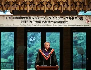 Erdoğan’a Japonya’da ’Fahri Doktora Unvanı’ verildi