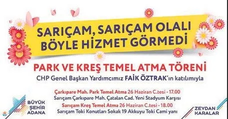 CHP’li Adana Büyükşehir Belediyesi hizmet yerine şov yaptı! Ancak kurum ruhsatsız çıktı-2