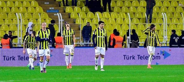 Fenerbahçe’ye Kadıköy’de şok!