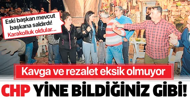 CHP'de kavga ve rezalet eksik olmuyor! İzmir Selçuk’ta eski CHP'li başkan mevcut başkana saldırdı