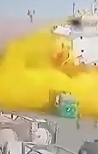 Her şey bir dikkatsizlikle oldu! Ürdün'de meydana gelen patlamada zehirli gaz 10 kişiyi öldürdü