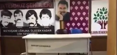 HDP binasında terör örgütü elebaşının posterinin asılmasına ilişkin davada karar-5