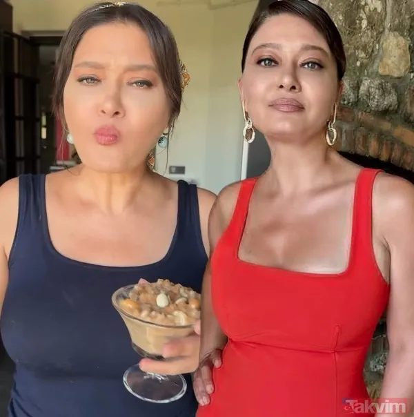 Nurgül Yeşilçay'dan ölçüleriyle aşure tarifi! Kolları sıvadı mutfağa girdi! 'Bol nohut az fasülye' dedi takipçilerine sundu - 1