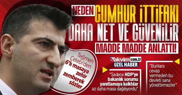 Mehmet Ali Çelebi’den CHP, Memleket Partisi ve 6’lı masaya zehir zemberek sözler! Neden Cumhur İttifakı dediğini madde madde sıraladı