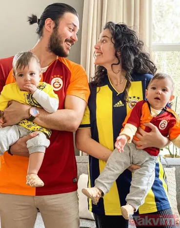 Ozan Çobanoğlu ile Ezgi Sertel ikizlerinin yüzünü ilk kez gösterdi! - 15