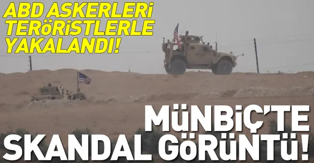 ABD askerleri Münbiç'te YPG/PKK'lı teröristlerle yakalandı