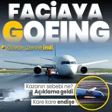İstanbul Havalimanı’nda faciadan dönüldü! Takımları açılmayan Boeing 763 gövde üzerine indi: Uçaktan yeni görüntüler ve Bakanlıktan açıklama