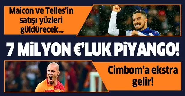 Galatasaray’a 7 milyon €’luk piyango! Maicon ve Alex Telles’in satışı yüzleri güldürecek...