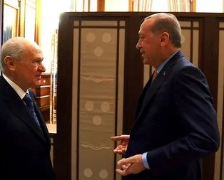 Cumhurbaşkanı Erdoğan-Devlet Bahçeli görüşmesi