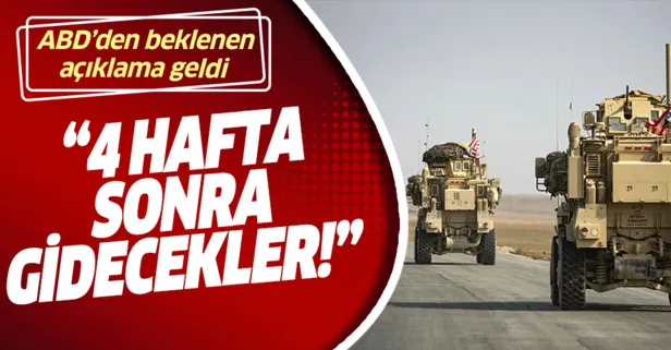 Mark Esper: Suriye'den çekilen ABD askerleri 4 hafta sonra Irak'tan ayrılacak