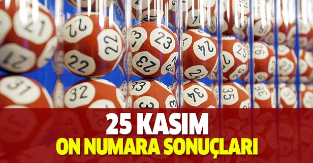 On Numara sonuçları sorgulama: 25 Kasım Pazartesi On Numara çekiliş sonuçları açıklandı!