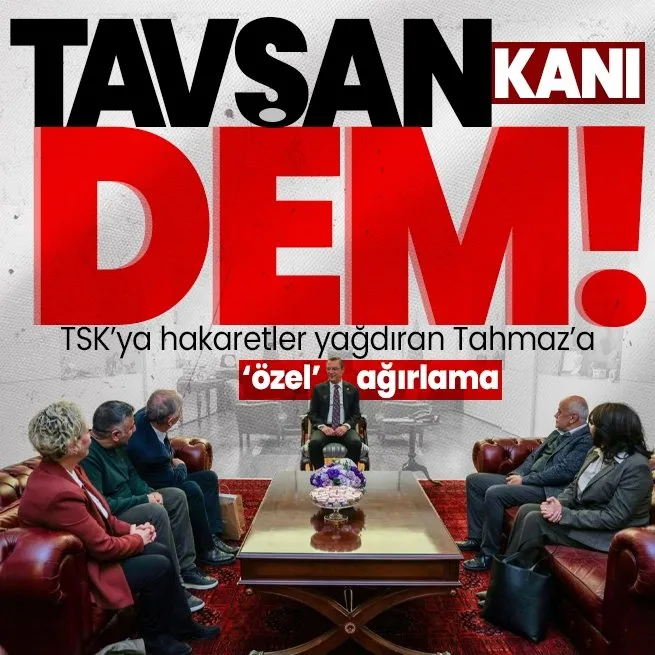 Özgür Özel Türk ordusunu Nazilere benzeten Hakan Tahmazı CHP Genel Merkezinde ağırladı!