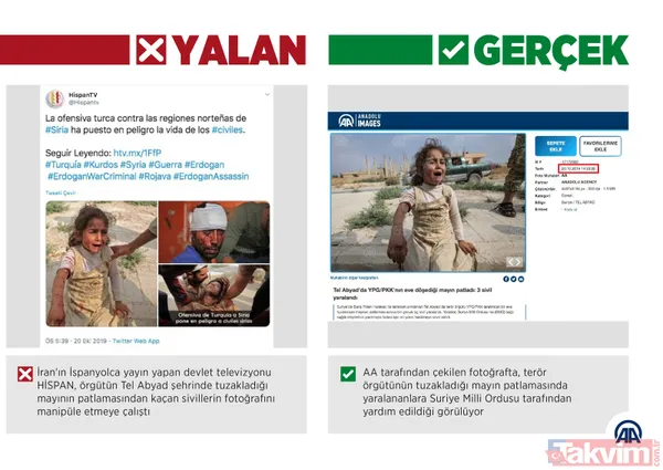 Terör yandaşları provokasyona doymuyor! İran televizyonundan Barış Pınarı Harekatı aleyhine manipülasyon girişimi - 3