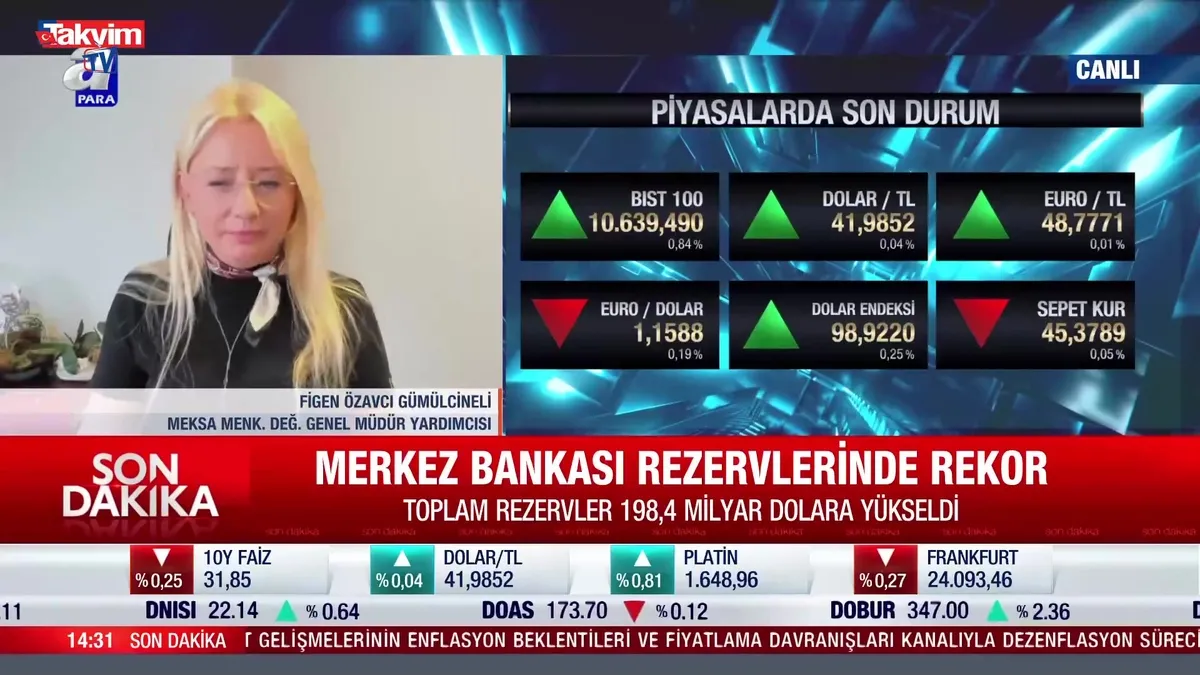 Merkez Bankası rezervlerinde tarihi rekor!