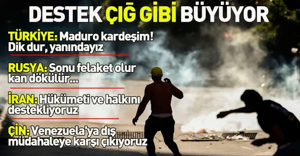 İşte Maduro'ya destek veren ülkeler