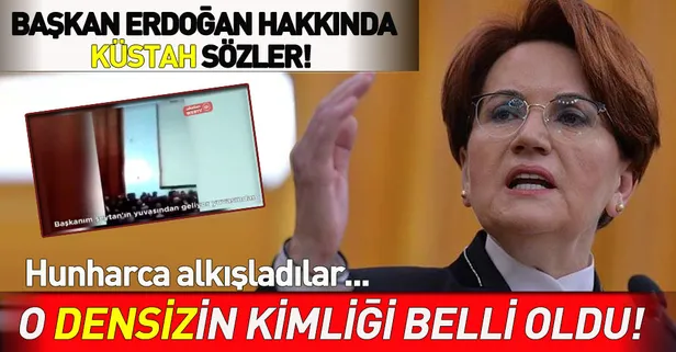 Cumhurbaşkanı Erdoğan hakkında küstah sözler! İYİ Partili densizin kimliği belli oldu