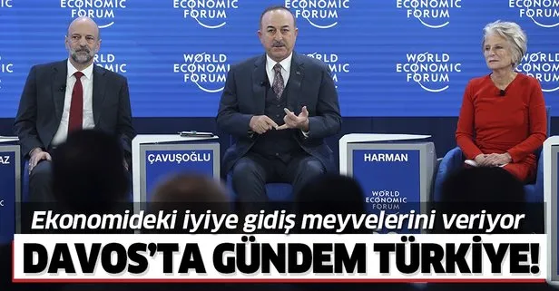 Son dakika: Dışişleri Bakanı Mevlüt Çavuşoğlu açıkladı: Davos’ta Türkiye’ye büyük ilgi