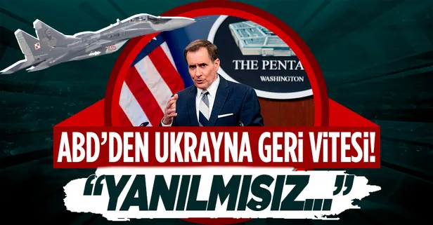 ABD Savunma Bakanlığı diğer ülkelerin Ukrayna'ya uçak verdiğine ilişkin açıklamayı geri aldı! Dikkat çeken açıklama...