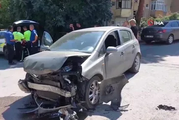 Samsun’da iki otomobil çarpıştı: 1 yaralı