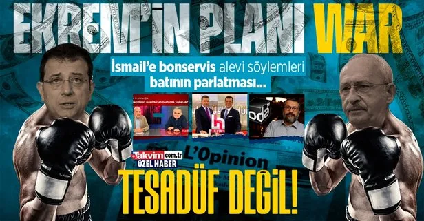 Ekrem İmamoğlu - Kemal Kılıçdaroğlu savaşında yeni perde! İsmail Küçükkaya, L’Opinion’un güzellemesi... Hiçbiri tesadüf değil!