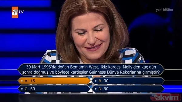 Kim Milyoner Olmak İster'de geceye damga vuran ikiz kardeş sorusu! - 26