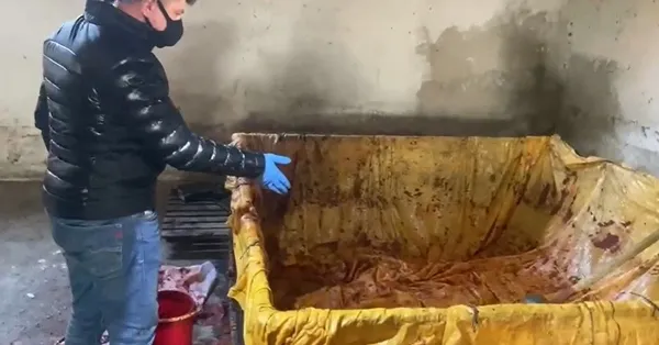 İzmir’de mide bulandıran görüntüler! Salça alırken bir kez daha düşünün! Hayvan çiftliğinde üretim! Tam 20 ton