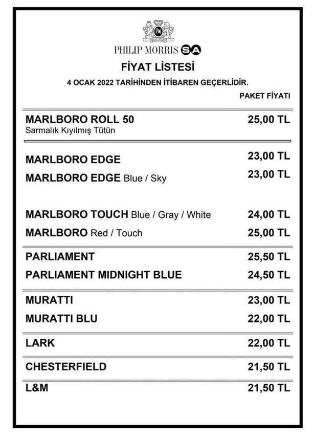 Güncel sigara fiyatları ne kadar? Hangi sigaralara zam geldi 2022? Kent, Samsun, Tekel 2000, Marlboro, Winston fiyatı…-2