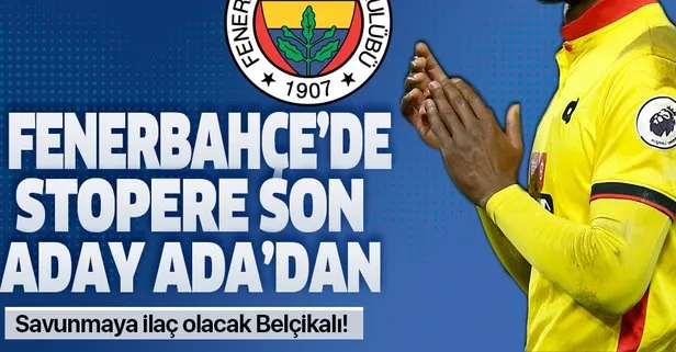 Fenerbahçe’de stopere son aday Christian Kabasele