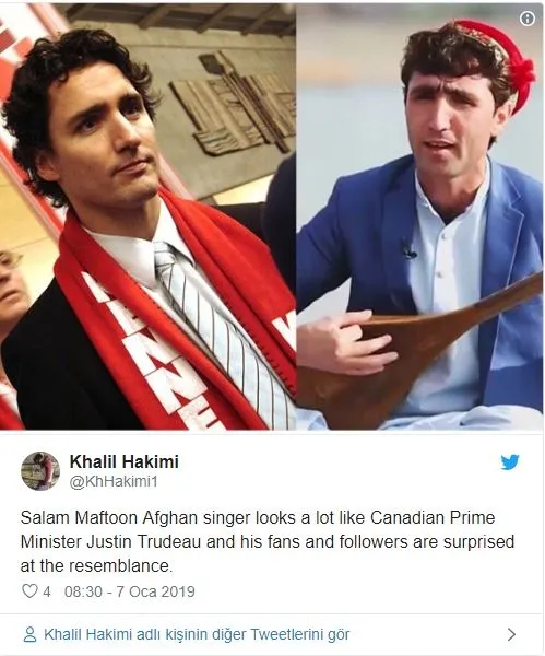 Justin Trudeau'ya rakip çıktı! İşte başbakanın Afgan versiyonu!-5