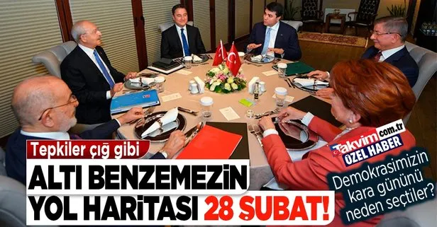 Altı benzemez CHP, SP, İP, Gelecek, DEVA, DP yeni yol haritasını demokrasimizin kara günü 28 Şubat’ta açıklayacak!