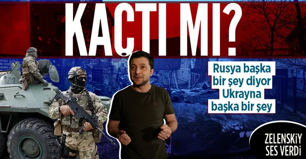 Vladimir Zelenskiy Ukrayna'dan kaçtı mı? Rusya ve Ukrayna'dan peş peşe iddialar...