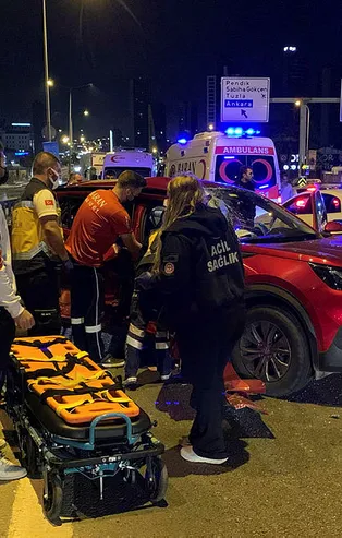 İstanbul Kartal'da aynı yerde 3 farklı kaza: 2 yaralı