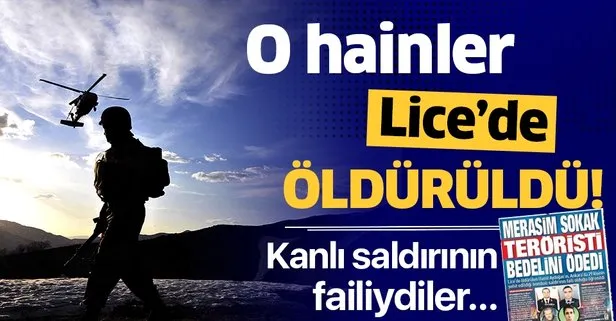 O hainler Lice’de öldürüldü