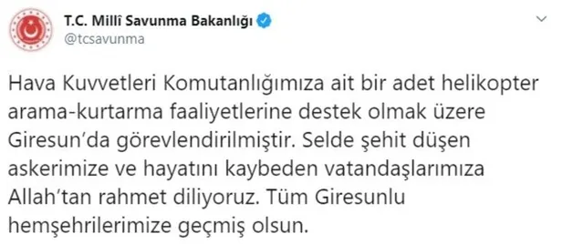msbden-giresun-aciklamasi-bolgeye-gonderildi-1598172515614.jpg Son dakika: MSB'den Giresun açıklaması! Bölgeye helikopter gönderildi-1