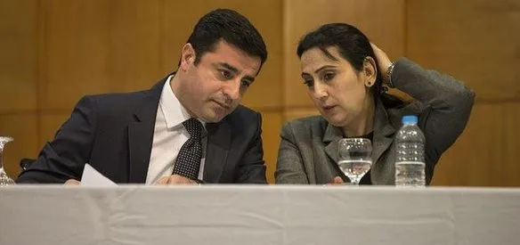 HDP Eş Genel Başkanları Selahattin Demirtaş ve Figen Yüksekdağ ile Milletvekilleri Ertuğrul Kürkçü, Sırrı Süreyya Önder, Selma Irmak'ın