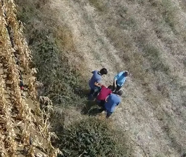 Çanakkale’de drone ile nefes kesen kovalamaca-3