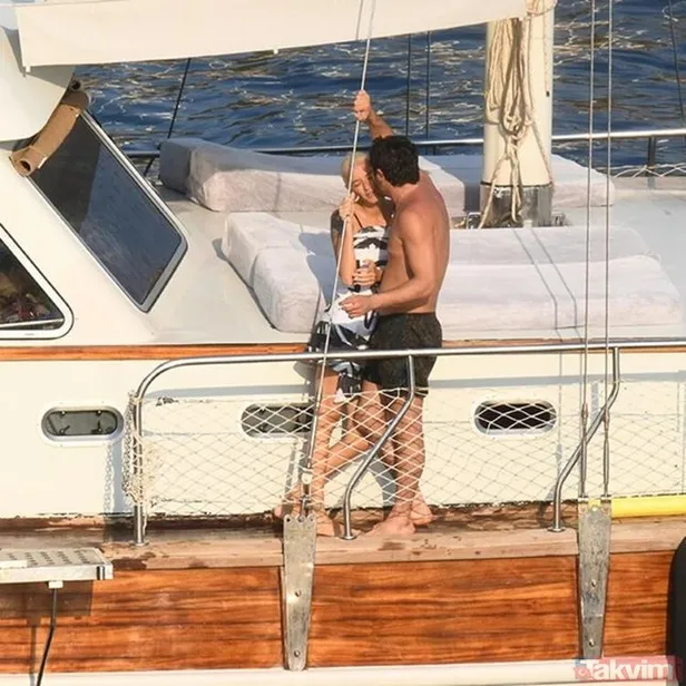 Burak Deniz'le aşkı tam gaz devam eden Didem Soydan'ın tekne tatilinde yaşadığı zor anlar! Saklanmaya çalışırken...-4