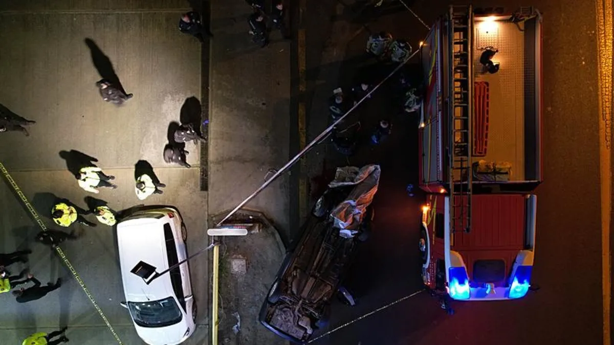 Ankara- Samsun yolunda feci kaza! Refüje çarpan araca başka otomobil çarptı: 2 ölü