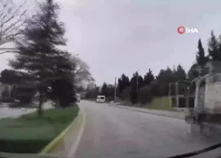 Kocaeli’de faciadan dönülen anlar kamerada