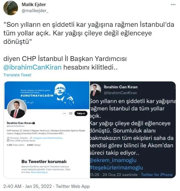 CHP'li İBB İstanbulluya kabusu yaşatırken onlar alay ediyor! CHP'li İbrahim Can Kıran, Ekrem İmamoğlu'na teşekkür etti-10