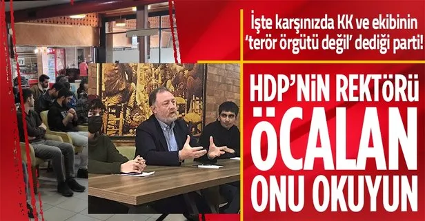 HDP’li Sezai Temelli’den skandal sözler: HDP’nin rektörü Öcalan’ı okuyun