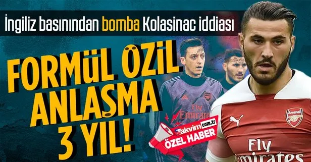 İngiliz basınından bomba iddia: Fenerbahçe’de Kolasinac’a Mesut Özil formülü: 3 yıllık sözleşme imzaladı!