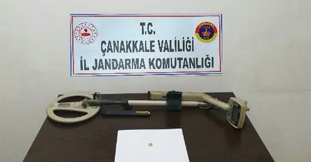 Çanakkale’de tarihi eser operasyonu