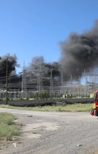 Son dakika: Van'da trafo merkezinde yangın!