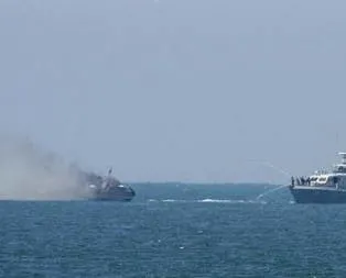 DAEŞ ilk kez gemi vurdu