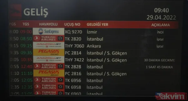 Trabzon uçak seferleri sis nedeniyle iptal edildi - 8