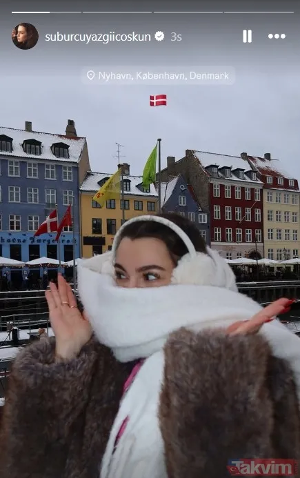 Su Burcu Yazgı Coşkun'dan Danimarka pozları: Kar altındaki kış stilini sergiledi - 3