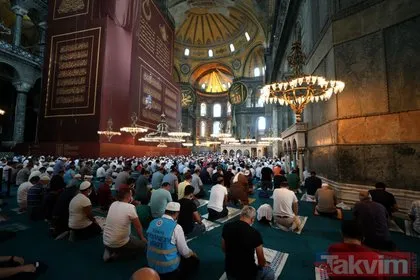Başkan Erdoğan’ın kararıyla ibadete açılan Ayasofya-i Kebir Camii 1 yılda 3 milyonu aşkın ziyaretçiyi ağırladı