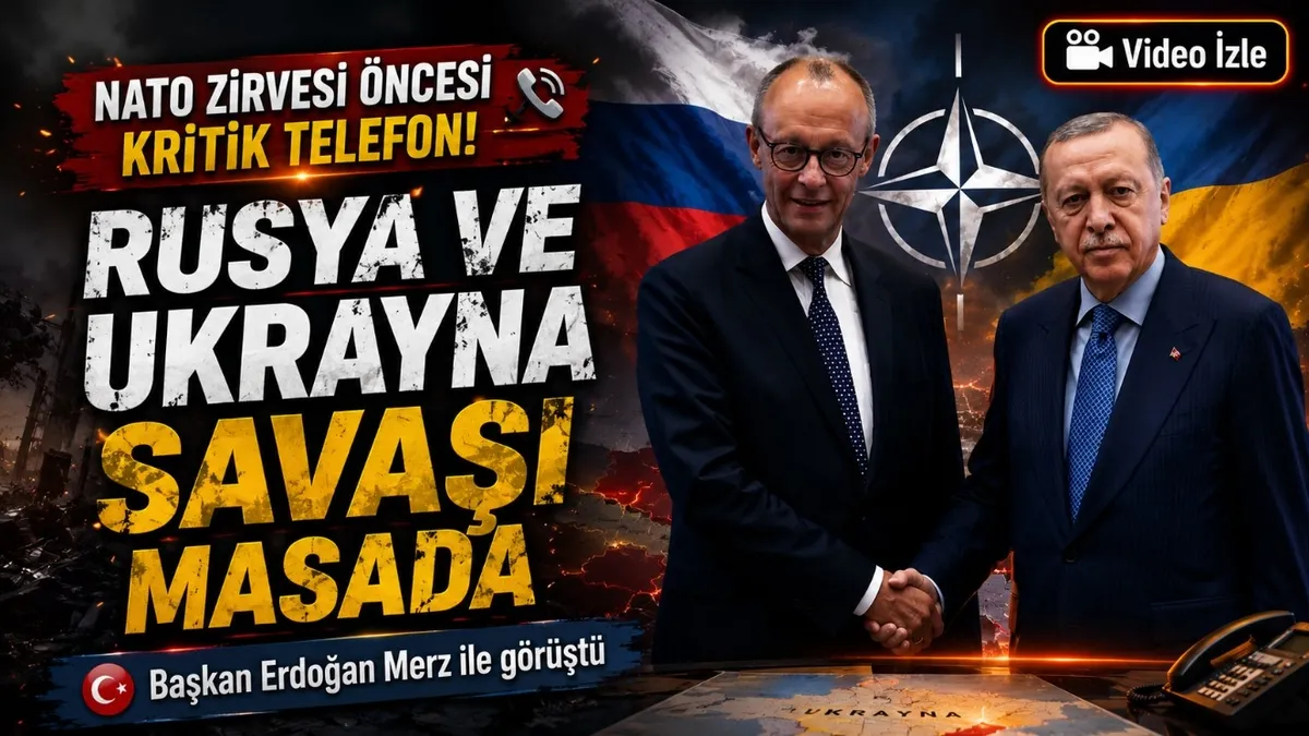 Başkan Erdoğan Merz ile görüştü